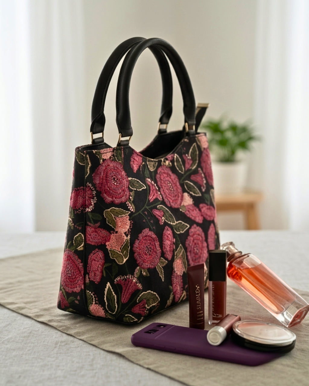 Rose Petal Crossbody Bag – Elegant Floral Everyday Style