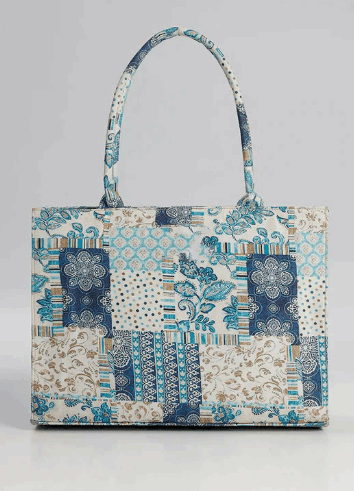Coastal Charm Patch Tote