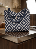 Zeebon Diamond Crossbody Printed Bag