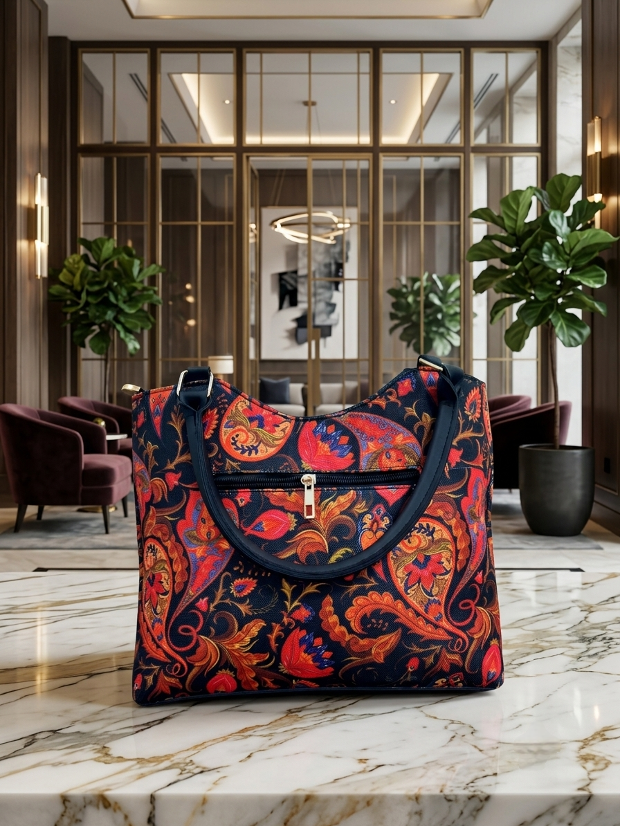 Royal Paisley Crossbody Printed Bag