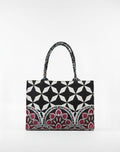 Zeebon Diamond Floral Canvas Bag