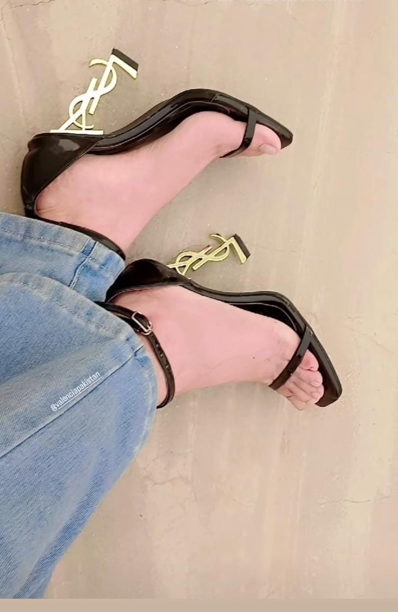 Zeeboon Black YSL Heels for Ladies