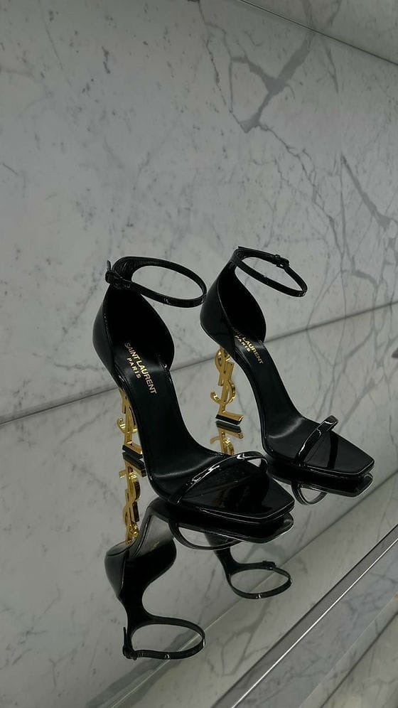 Zeeboon Black YSL Heels for Ladies
