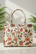 Zeeboon Canvas Tote Beige Multiflower