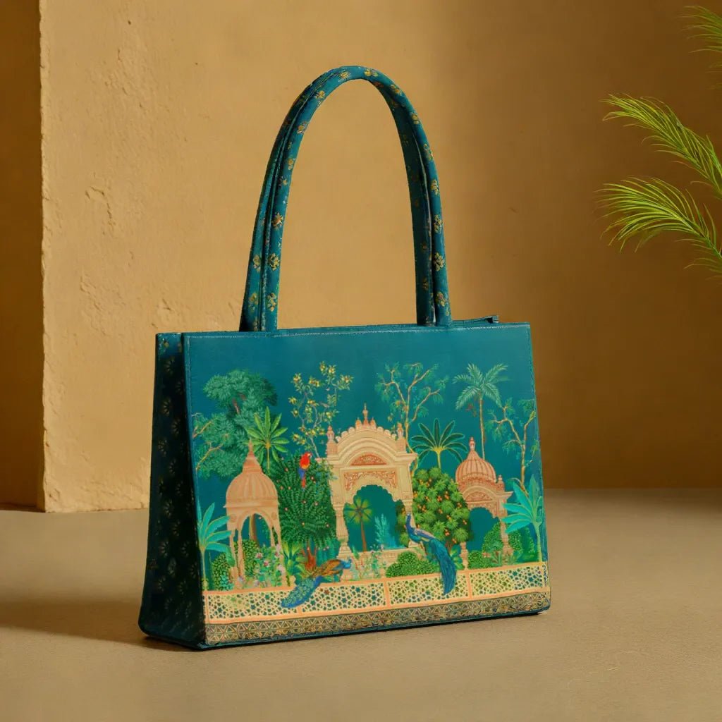 Zeeboon Canvas Tote Peacock